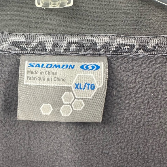 Salomon Black Nylon Jacket Ski Snowboard Mens XL - Picture 5 of 10